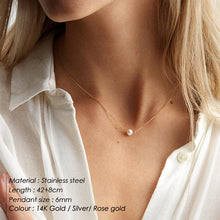 Load image into Gallery viewer, pearl choker in necklace style