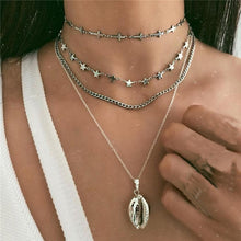 Load image into Gallery viewer, Choker and pendant necklace set of Crystal