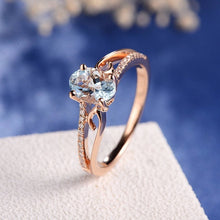 Load image into Gallery viewer, Crystal style  engagement ring