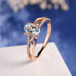 Crystal style  engagement ring