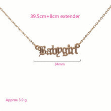 Load image into Gallery viewer, Ladies names  necklaces in golden