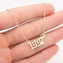 Load image into Gallery viewer, Birth year necklaces