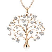 Load image into Gallery viewer, tree  with triple chain necklace