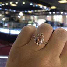 Load image into Gallery viewer, crystal rings in crown and diamond shape