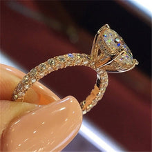 Load image into Gallery viewer, crystal rings in crown and diamond shape